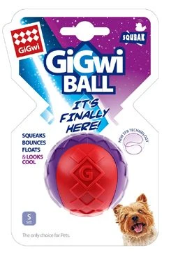 Juguete perro Ball pelota S rojo-púrpura