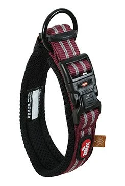 Collar para perro BIVOUAK ajustable 25 rojo Rozměr 35cm