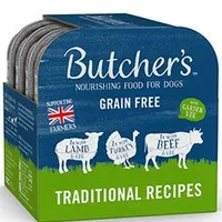 Dog Original beef turkey lamb tray 4x150g