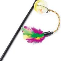 Cat Teaser Wand Day and Night with Ball and Feathers KAR