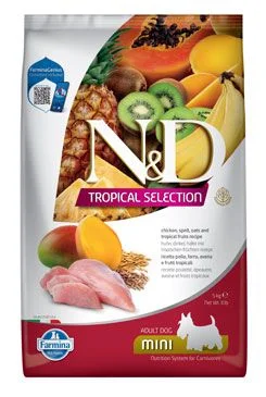 N&D TROPICAL SELECTION DOG Mini Chicken Gramáž 5kg, Stáří Adult