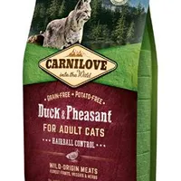 Carnilove Cat Duck&Pheasant Hairball Contr Gramáž 400g, Stáří kočky Adult