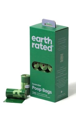 Bolsas para excrementos de perro ER con aroma a lavanda 21 rollos
