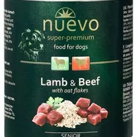 Nuevo pes Jehněčí s ovesnými vl. konz Gramáž 400g, Stáří Senior