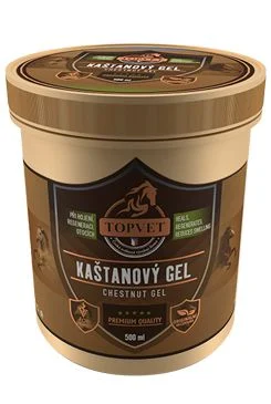 Gel kaštanový pro koně Objem 500ml