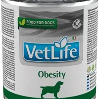 Vet Life Natural DOG lata Obesity Gramáž 300g