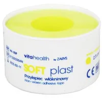 Náplast SOFTplast VitaHealth netkaná bílá 2 5cmx 5m