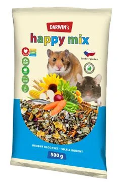 Darwin's Drobný Hlodavec Happy mix Gramáž 500g