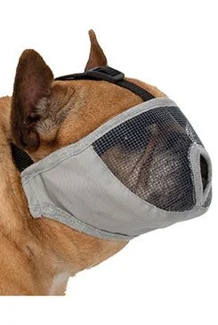 Bozal para razas de hocico corto S M poliéster gris TR Rozměr 31cm
