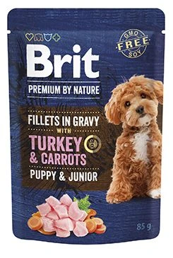 Dog Puppy Filetes en Salsa Pavo y Zanahoria 85g