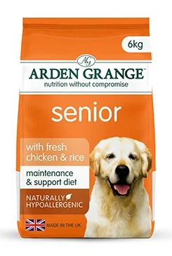 Arden Grange Dog with fresh Chicken&Rice Gramáž 6kg, Stáří Senior