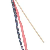 Cat Toy Wand ETHICAT FLORAL Ribbons with Catnip