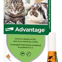 Advantage para gatos pequeños y conejos Gramáž 40mg, Objem 4ml, Počet 1x0