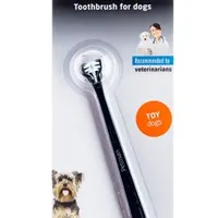 Cepillo de dientes de doble cabezal para perros Toy Dog