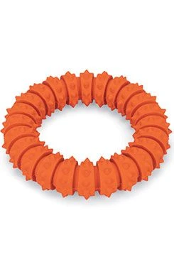 Dog Toy Floating Ring Vanilla Rubber Orange KAR Rozměr 15cm