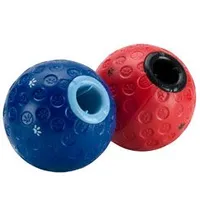 BUSTER Treat Ball Dog Toy Blue Size S