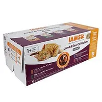 Cat Delights pouch Land&Sea in gravy 48x85g Stáří Adult