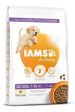 IAMS Dog Puppy Large Chicken Gramáž 12kg