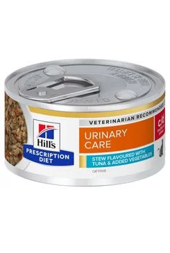 Hill's Fel. PD c/d UrinaryStress Tuna & Veg Stew Can Gramáž 82g