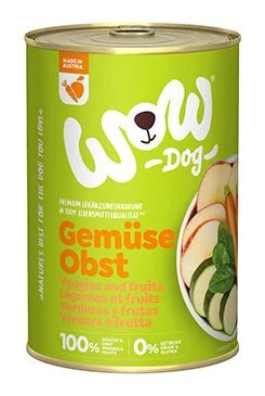 Lata para perro PUR verduras y frutas Gramáž 400g