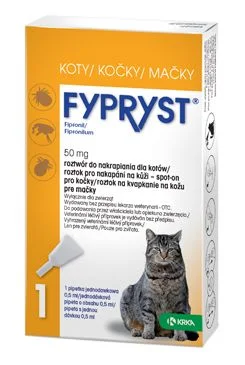 Fypryst Spot on Cat sol Gramáž 50mg, Objem 5ml, Počet 1x0