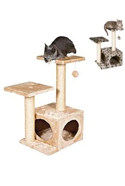 Rascador 2 pisos 1 caseta Valencia beige TR Rozměr 71cm