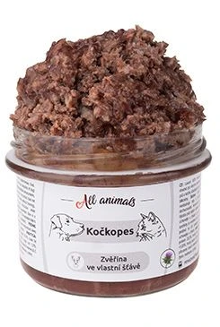 Perrogato tarro Caza en su propio jugo Gramáž 200g