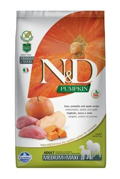 N&D Pumpkin DOG M L Boar & Apple Gramáž 2,5kg, Stáří Adult