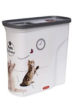Kontejner na suché krmivo kočka Gramáž 1kg, Objem 2l