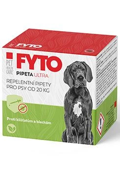 Pipeta FYTO ULTRA para perros desde 6x10ml PHC Gramáž 20kg