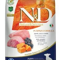N&D Pumpkin DOG Puppy Mini Lamb & Blueberry Gramáž 800g