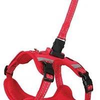 Arnés para perro con correa CLIP&GO rojo XL Rozměr 2m