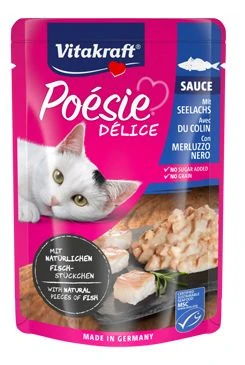 Cat Poésie Délice Sauce kapsa treska tm Gramáž 85g