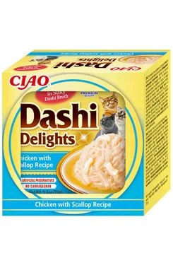 Cat Dashi Delights Chicken with Scallop Gramáž 70g