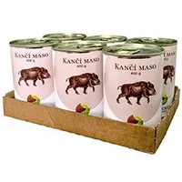 BOHEMIA MASO Kančí ve vlastní šťávě SIX PACK 6x400g