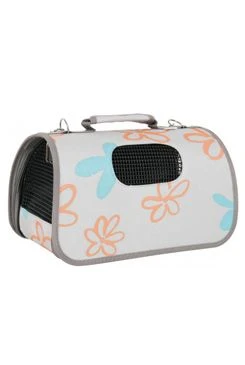 Flower M Travel Bag Grey 25x44x29cm