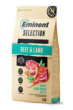 Eminent Dog Selection Puppy Large Breed Beef&Lamb Gramáž 12kg