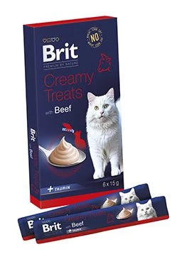 Cat by Nature Creamy Treats Beef 6x15g