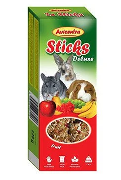 Avicentra tyčinky velký hlodavec ovoce Počet 2ks
