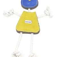 Juguete para perro Oso grande de cuero de colores 35x22cm