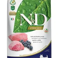 N&D PRIME DOG Mini Lamb & Blueberry Gramáž 2,5kg, Stáří Adult