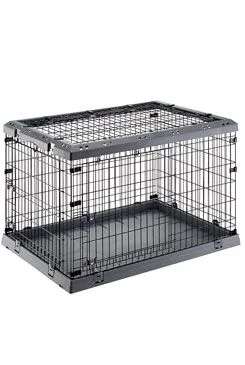SUPERIOR 105 Folding Dog Crate Grey FP