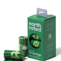 Bolsas para excrementos de perro ER con aroma a lavanda 8 rollos