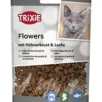 Snack FLOWERS de pechuga de pollo y salmón para gatos TR Gramáž 50g