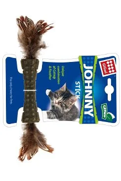 Cat Toy Johnny Stick Catnip with Feathers