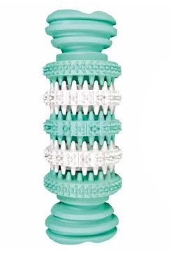 Dog Toy Bone with Mint Green White Rozměr 11,5cm
