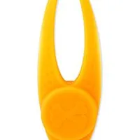 Dog Fantasy LED Silicone Collar Pendant Orange Rozměr 8cm