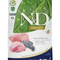 N&D PRIME CAT Lamb & Blueberry Gramáž 1,5kg, Stáří Adult