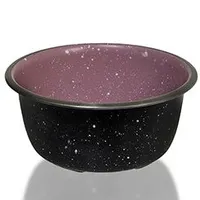 Stainless Steel Bowl Camping Belly Heavy Premium Pink Black Objem 0,85l