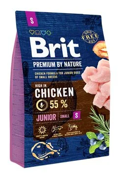 Brit Premium Dog by Nature Junior S Gramáž 3kg